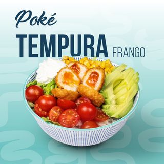 Poke Tempura de Frango