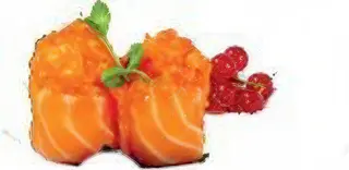 Gunkan spicy salmon - 2 pezzi