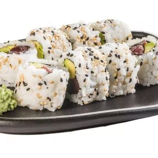 Uramaki de atún con sésamo (8 uds.)