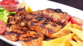 Пилешки ребърца на скара