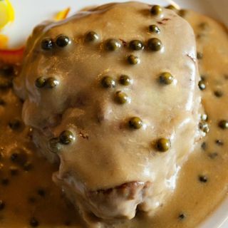 Filetto di manzo al pepe verde