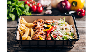 Danie z frytkami "Gemüse Kura"