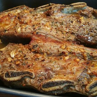 Churrasco con hueso 250gramos  con chimirrurri