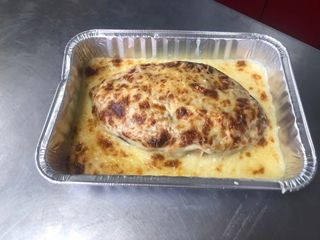 1/2 Berenjena Rellena (1 Ración)