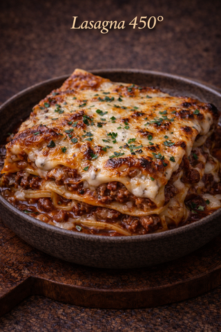 Lasagna Tradicional 450° (Ragú & Bechamel)