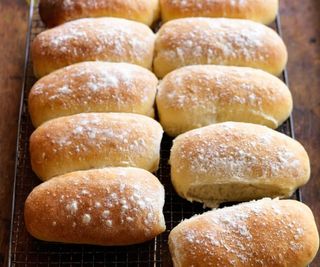 White Bread Rolls X6