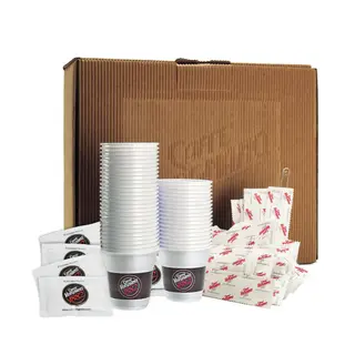 Kit 100 Bûchettes Sucre, 100 Gobelets, 100 Spatules