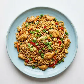 Chicken Noodle Fried Rice