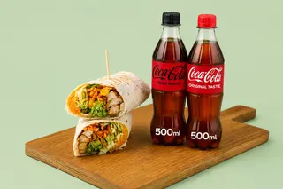 Teriyaki chicken tortilja + Coca Cola po izboru