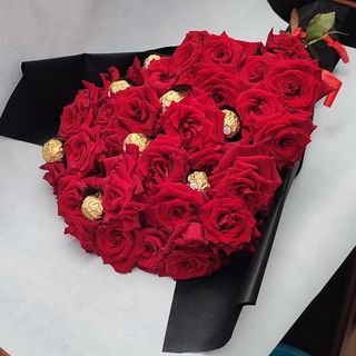 باقة ورد بشكولاطة