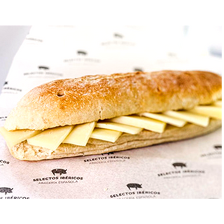 Bocadillo De Queso Manchego (Pan Flauta)