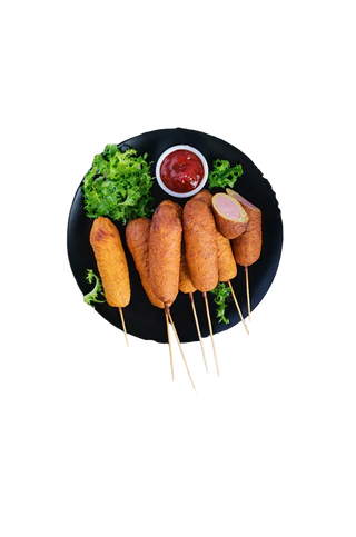Корндог с сосиской и сыром (40г)