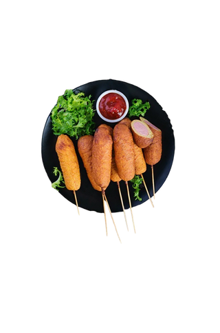 Корндог с сосиской и сыром (40г)