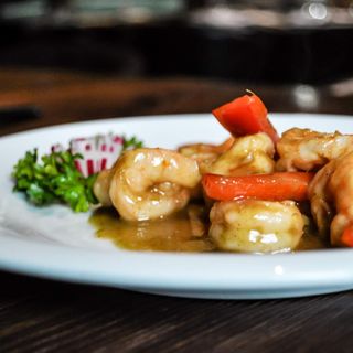 Gamberetti in salsa chili