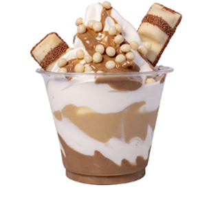 Gelato kinder bueno white