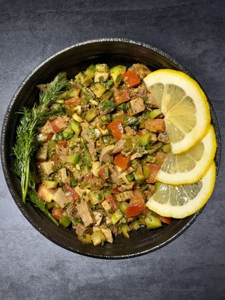 Tongue salad / Լեզվով աղցան