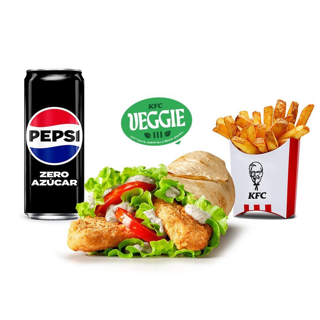 Menú Wrap Veggie