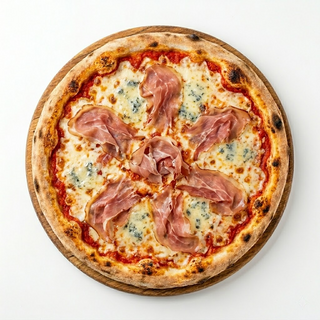 Pizza Speck e gorgonzola (clasica)