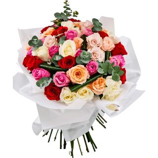 51 de trandafiri colorati