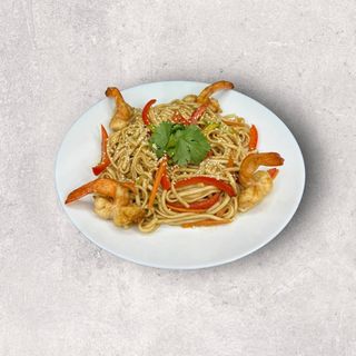 Удон с креветкой 