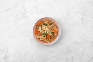 Zuppa di verdure con pollo