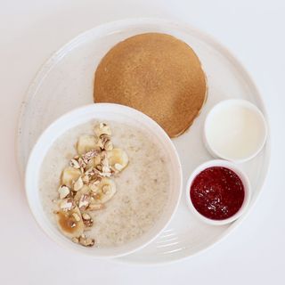 Каша овсяная на молоке