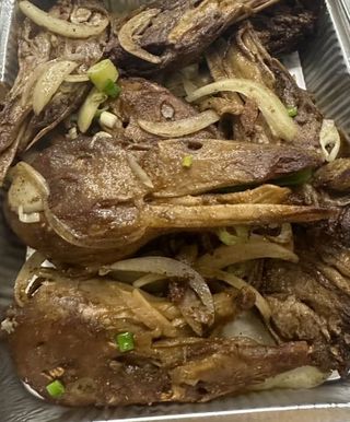 152 Testa di anatra in sale e pepe piccante