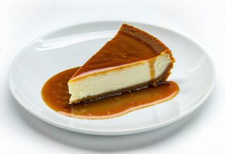 Cheesecake al caramello salato