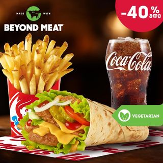 ვრეპი მცენარეული ხორცით კომბო