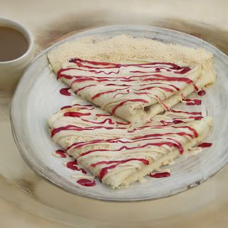 Palačinci bijela čokolada i voćni krem