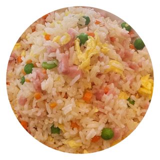 Arroz frito tres delicias
