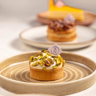 Tarte PistacheFleur D'orange