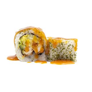 California pollo frito con salsa curry 