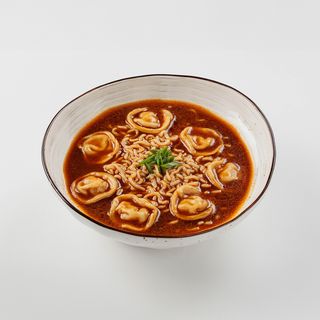 Рамён с пельменями