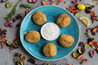  Манты жареные с фаршем из говядины