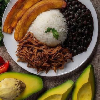 Pabellón Criollo. Vzla. ( plato combinado) 1 ( Ud)
