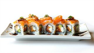 218 Sake tempura roll