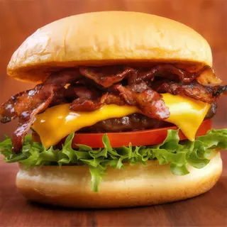 Doble bacon cheese burger supreme
