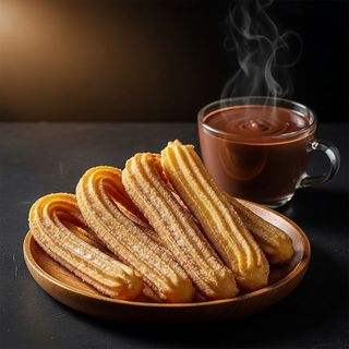 Churros (12 uds.) + Chocolate grande