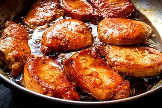 Lombinhos de Porco na Frigideira