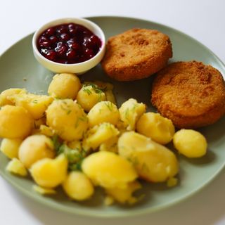 Wędzony ser smażony