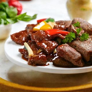 Ternera Con Salsa De Ostras