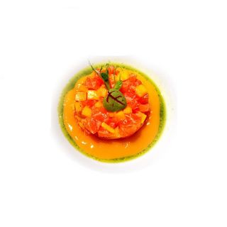 Tartare salmone mango