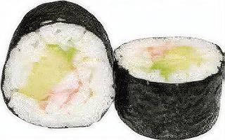 38. Futomaki Langostino Y Aguacate (8 Uds.)