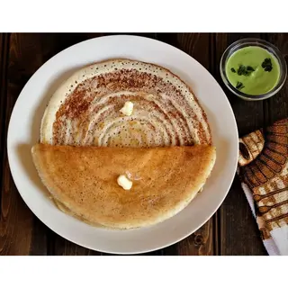 3 Light Crepe with Pancake syrup/Tea/Black Coffee/White Coffee