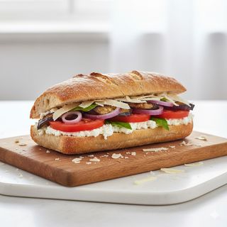 Pani cunzatu vegetariano