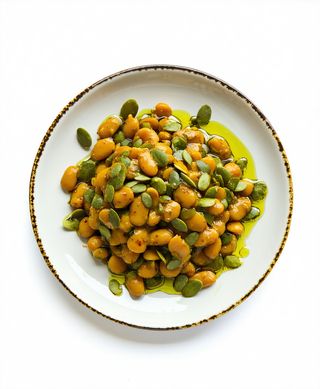 Salata grah sa bučinim uljem