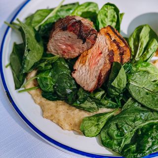 Стейк з індички (450г) з кашею