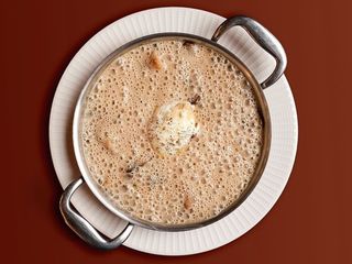 НЬОКІ З ЯЙЦЕМ ПАШОТ ТА БІЛИМИ ГРИБАМИ (300g)