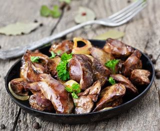 Ficatei de pui la gratar